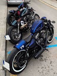 Pin By Karin Schneider On Harley Sportster Cafe Racer Custom Bikes Cafe Racers Sportster Bobber