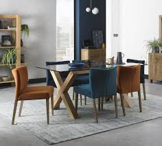 Get set for dining table 6 chairs at argos. Turin Light Oak 6 Seater Glass Top Dining Table Turin Furniture Oak Furniture Uk
