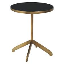 Melrose Black And Brass Side Table Side Table Table Decorative Table Lamps