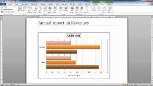 How To Modify Chart Data In Microsoft Word 2010