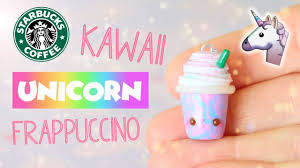 Tutorial Mini Starbucks Unicorn Frappuccino Polymer Clay Halloween Polymer Clay Christmas Polymer Clay Figures