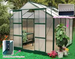 Palram 741353 at $599.99 save $170. High Quality 8 X 10 Greenhouse Twin Wall Polycarbonate Green House
