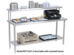 Maybe you would like to learn more about one of these? Tray Assembly Table 72 X 24 Stainless Steel With Flat Overshelf Rst72241