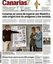 June 3 at 7:00 am ·. Vea La Portada De Canarias7 De Este Jueves 10 De Diciembre Canarias7