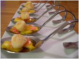 Recette De Noix De Petoncle A La Mangue Gingembre Et Rose La Recette Facile Noix De Petoncle Alimentation Mangue