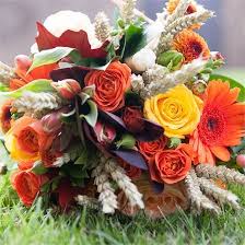 Purple and orange wedding bouquet with proteas #wedding #weddings #weddingbouquets #weddingtables #himisspuff. Real Weddings Real Wedding Ideas From Other Couples Fall Wedding Flowers Real Weddings Book Themed Wedding