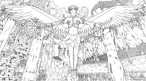 Beautiful detailed color pages 78 about remodel coloring site with. Detailed Coloring Pages Of Angel For Girls Coloring4free Coloring4free Com