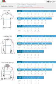 26 Unique Fruit Loom T Shirts Size Chart