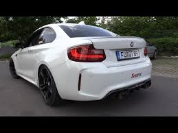 The latest addition to the bmw m the sound has also been enhanced by akrapovič's engineers, delivering a true sporty tone especially in the the akrapovic bmw m5 f90 evolution line titanium exhaust, is akrapovic's. Bmw M2 Stock Vs Akrapovic Exhaust Sounds Youtube