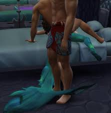 Oh no what have I done! Wicked Whims with a mermaid where the mermaid was  in her swimwear at the time of initiation made this happen! I tried to have  her take