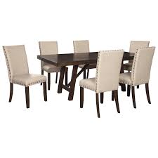 Rokane Dining Table Set For Six By Vendor 3 Dining Table Furniture Dinette Sets