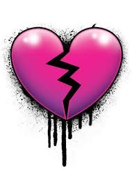 Black And White Broken Heart Broken Heart Tattoo Pink And Black Temporary Tattoo Broken Heart Tattoo Heart Tattoo Love Heart Tattoo