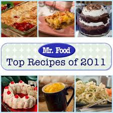 It disappeared so fast in our test kitchen that it barely even had time to cool! Mr Food S Top 100 Recipes Of 2011 Mrfood Com