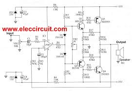 This 50w Ocl Main Amplifier Circuit Has High Quality And Economical It Is Designed Simple Easily Created Electro Audio Amplifier Amplifier Subwoofer Amplifier