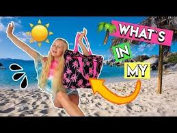 What S In My Beach Bag Fur Strand Pool Mavie Youtube Strand Pool Pool H M Kinder