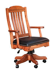 These ergonomic chairs support your posture and help you stay alert while working. Royal Office Chair Amish Solid Wood Office Chairs Kvadro Furniture