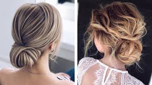 Ask your stylist to french braid. 50 Romantic Bridal Updos For Your Wedding Day Belletag