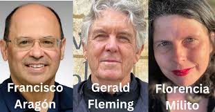 Francisco Aragón, Gerald Fleming, and Florencia Milito perform at 7 PM