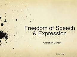 Maybe you would like to learn more about one of these? Freedom Of Speech Expression