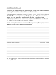 Berikut ini contoh teks persuasi bertema pendidikan dan lingkungan. Teks Pembangkang Kedua