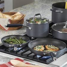 Select By Calphalon 10pc Hard Anodized Non Stick Cookware Set In 2020 Cookware Set Food Preparation Calphalon