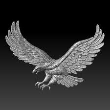 Eagle Relief 3d Model Eagle Animal Paintings 3d Model