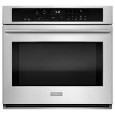 Monogram 30 inch 1.6 cu. Reviews For Monogram 30 In Smart Single Electric Wall Oven Self Cleaning With Convection In Stainless Steel Zet9050shss The Home Depot