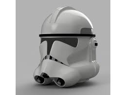Constructed by kaminoan armorsmiths, phase i featured a life support system, a tracking device for monitoring troop movements and a display screen, all built within the helmet. Clone Trooper Helmet Phase 2 Star Wars By Killonious Thingiverse