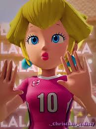 Peach and Daisy Soccer Clips