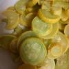 Zucchini and other summer squash will begin to get soft and black marks will begin to appear on their skin. 3