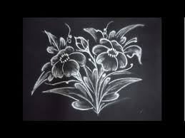 Freehand Flower Easy Kolam Designs Freehand Easy Rangoli Art Designs Freehand Muggulu Designs Youtube Kolam Designs Free Hand Designs Simple Rangoli