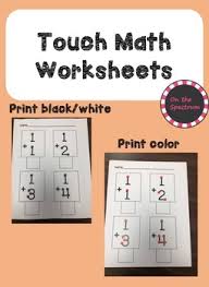 A recurring request was more simple math fact help. Touch Points Math Worksheets Teachers Pay Teachers