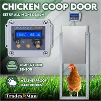 How to use a photo cell to open and close a chicken coop door: Chuxaway Scx Automatische Huhn Turoffner Coop Pop Loch Offner Mit Timer Ebay