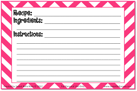 Free Printable Recipe Card Template Recipe Cards Template Recipe Cards Printable Free Recipe Cards