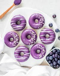 Pin By Olena Lev On Abra S Purple World Baked Doughnuts Food Vegan Doughnuts