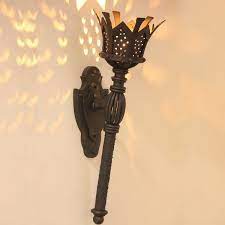 With endless options for lighting applications in homes and businesses, wall sconces are among the most aesthetically versatile fixtures available. 5246 1 Gothic Medieval Torch Indoor Iron Wall Light Porch Lighting Sconces Iron Wall Lighting