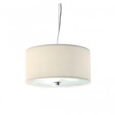It features an e26 socket that is compatible with a variety of incandescent, led, cfl and halogen bulbs (60w max, sold separately) and is fully dimmable when used with a dimmable bulb and compatible dimmer switch. Zaragoza Circular Cream Shade For High Ceilings Lighting Company Uk