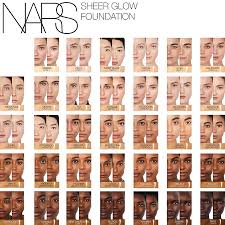 Nars Sheer Glow Foundation Color Chart Www