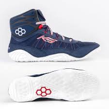 Ks Infinity Navy Ghost Adult Wrestling Shoes
