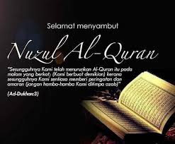 17 mei 2019, jumaat (hari ini) tajuk : Nuzul Al Quran 2021