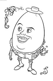Humpty Dumpty Coloring Pages To Download And Print For Free