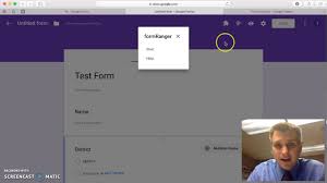 Tech Tip 14 Google Forms Auto Populate Form Choices Youtube
