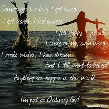Miley Cyrus Ft Billy Ray Cyrus Butterfly Fly Away Ordinary Girl By Hannah Montana Songs Quote Posters Feeling Ignored