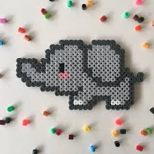 Modele perle a repasser harry potter. Decoration Elephanteau En Perle A Repasser Hama Un Grand Marche