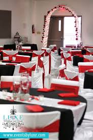 Black And White Wedding Ceremony Decorations Red Black And White Wedding Ceremony And Backdrop Decor Tillsonburg Ontario Red Wedding Decorations Red And White Weddings White Wedding Ceremony