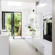Explore ideas for how to decorate a galley kitchen, and prepare add style and interest to an efficient kitchen design. Galley Kitchen Ideas That Work For Rooms Of All Sizes Galley Kitchen Design