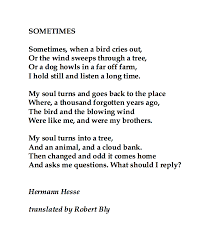 Hermann Hesse Sometimes Prose Poetry Soul Poetry Poetry Feelings