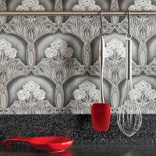 Ideas For The Kitchen Washable Wallpaper Backsplash Diy Backsplash Wallpaper Backsplash Kitchen Kitchen Wallpaper