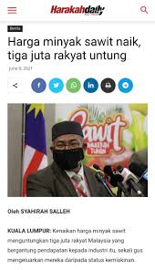 Pengumuman jadwalseleksi tahap kedua (penilaian kompetensi/assessment center)jabatan pimpinan tinggi pratama kementerian pertanian tahun 2021 Rencana Kenaikan Harga Minyak Sawit Apa Solusinya Bahagian 1 Berita Parti Islam Se Malaysia Pas