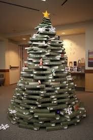 Diy Repurpose Recycle Upcycle Books Opskrift Juleboger Juletraeer Jul Ideer